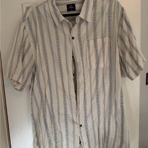 Men's Striped Short Sleeve Shirt